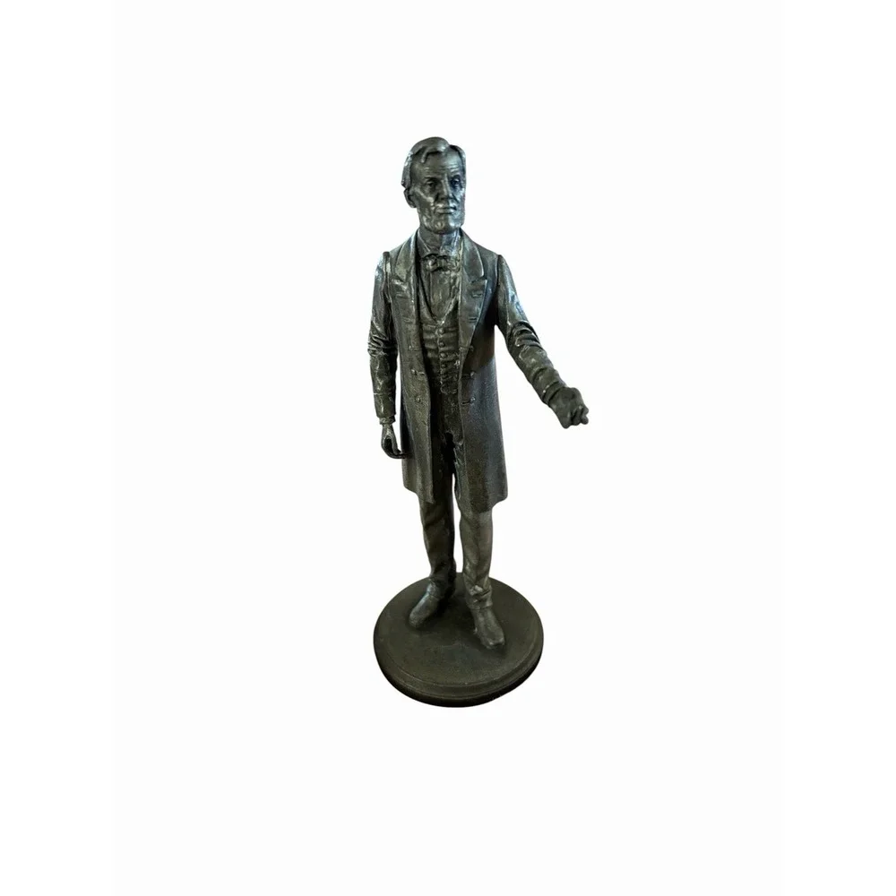 Lot Of 5 Presidents Lance Fine Pewter  Washington, Roosevelt, Jefferson, Lincoln